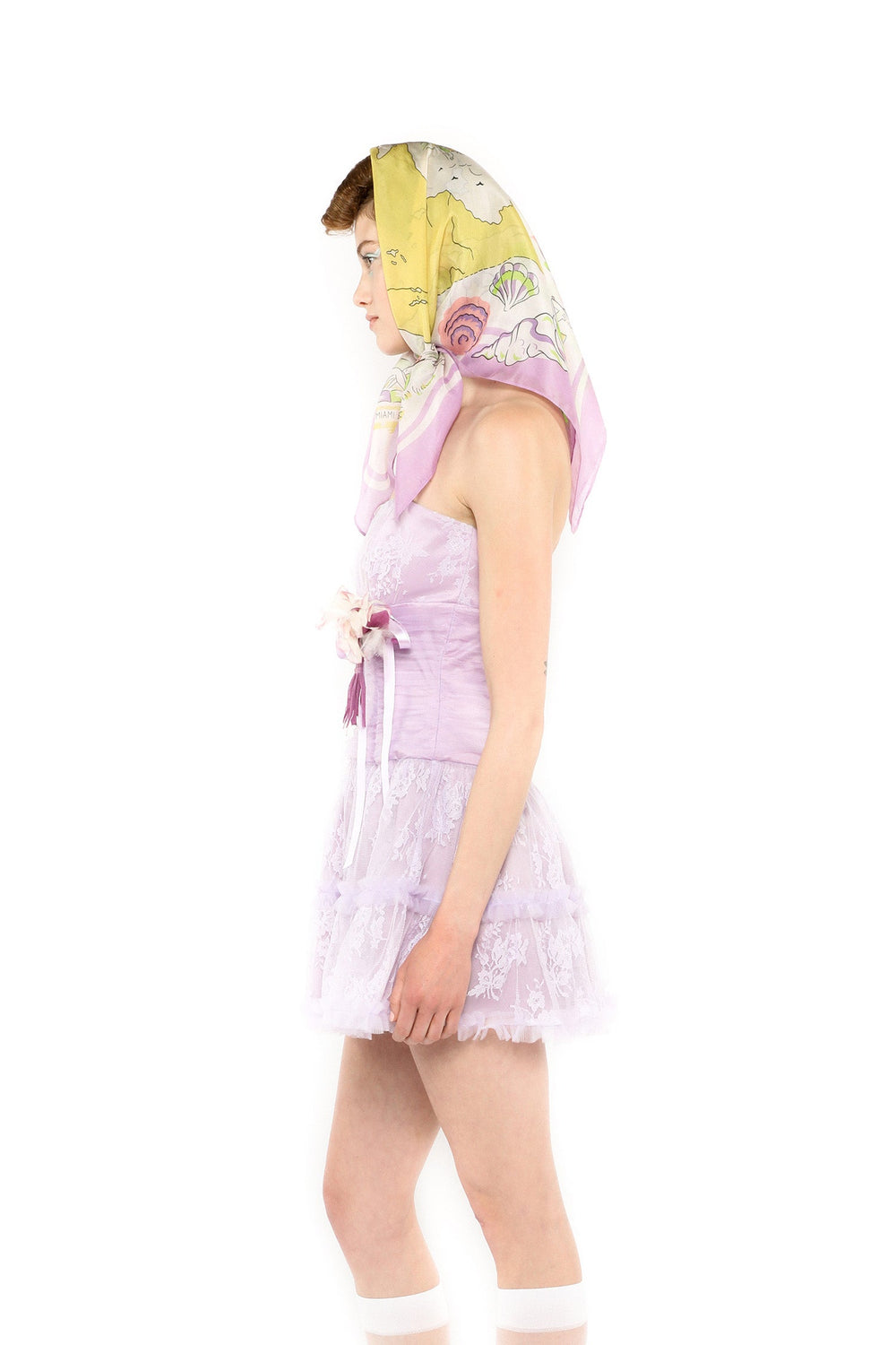 Party Girl Strapless Tulle and Lace Dress - Anna Sui Discount