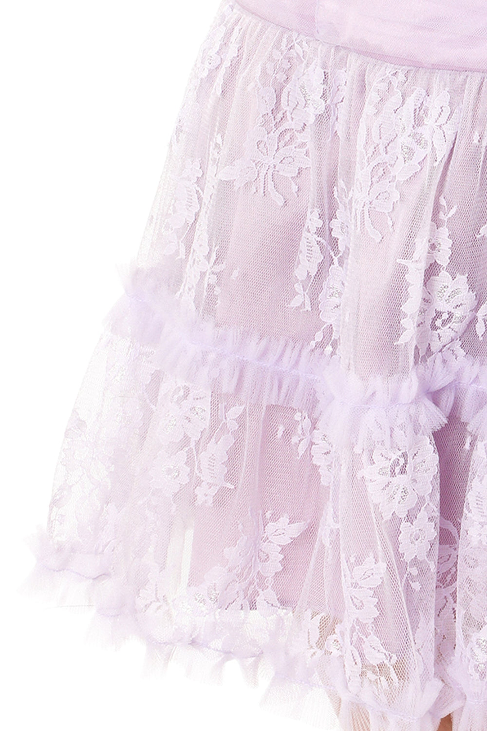 Party Girl Strapless Tulle and Lace Dress - Anna Sui Discount