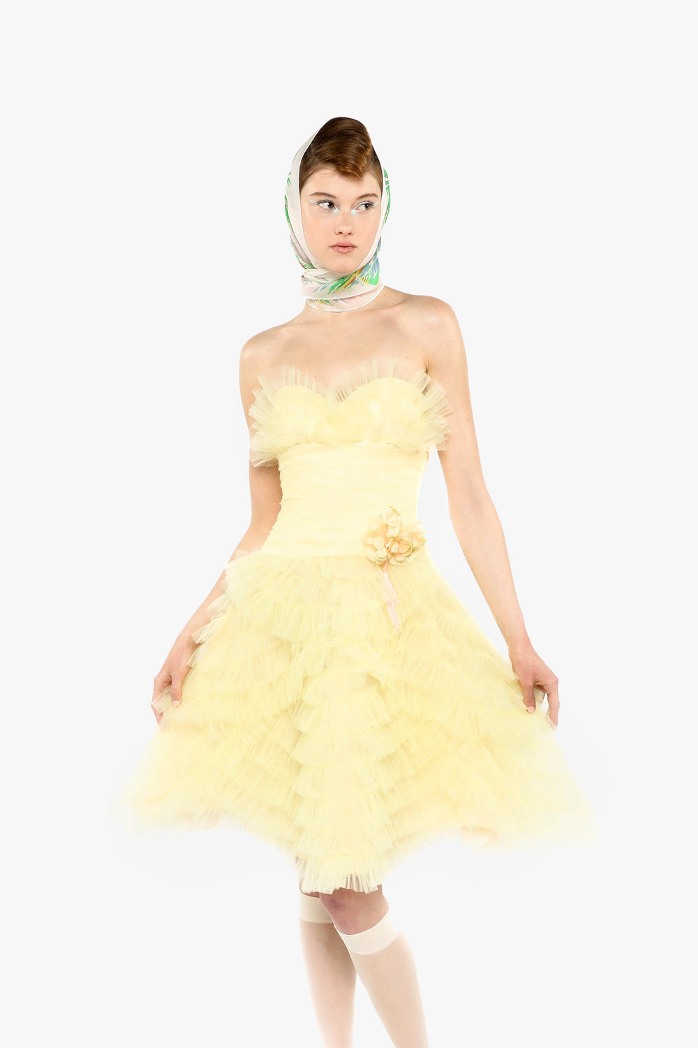 Party Girl Strapless Tulle Dress - Anna Sui Online