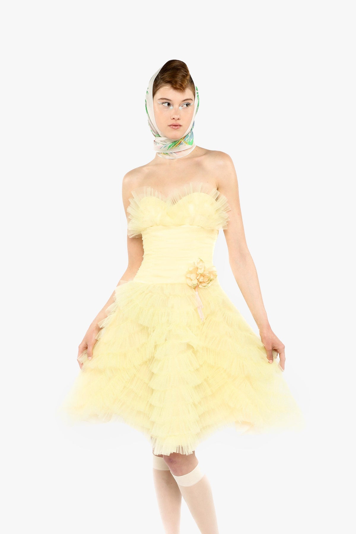 Party Girl Strapless Tulle Dress - Anna Sui Online