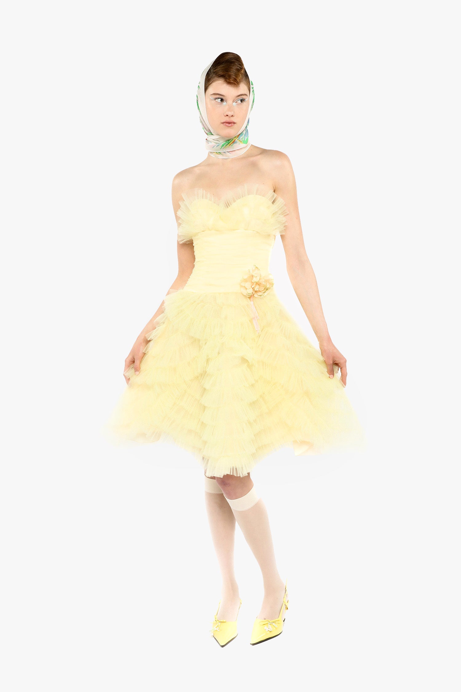 Party Girl Strapless Tulle Dress - Anna Sui Online