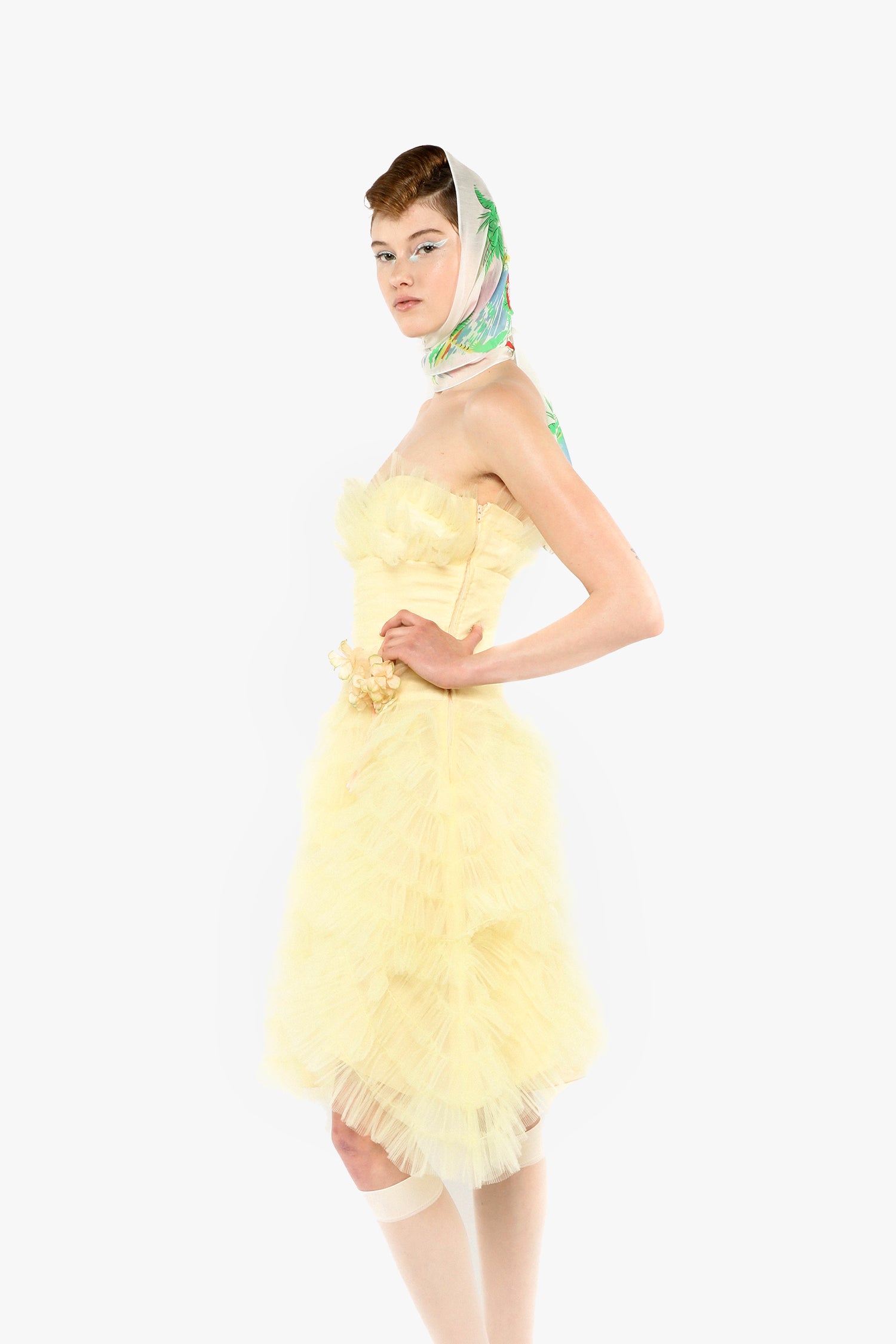 Party Girl Strapless Tulle Dress - Anna Sui Online