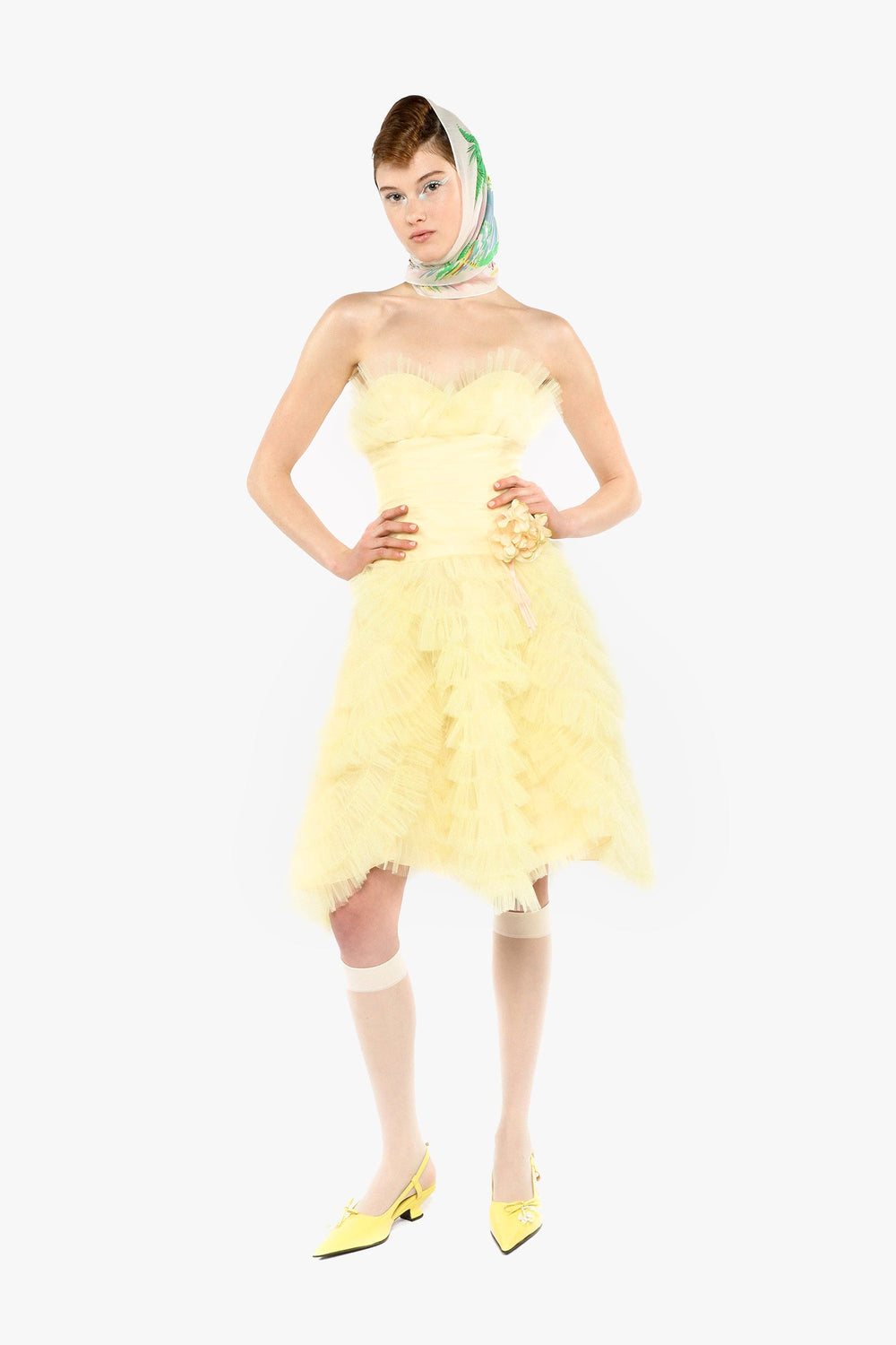 Party Girl Strapless Tulle Dress - Anna Sui Online