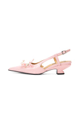 John Fluevog x Anna Sui Slingback Heels - Pink - Anna Sui Discount