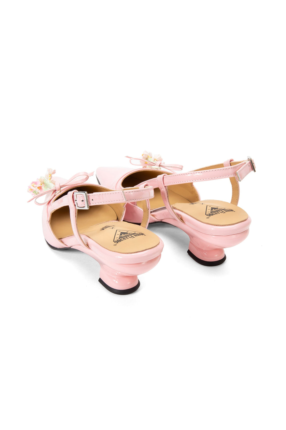 John Fluevog x Anna Sui Slingback Heels - Pink - Anna Sui Discount