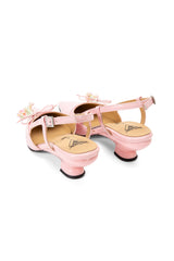 John Fluevog x Anna Sui Slingback Heels - Pink - Anna Sui Discount
