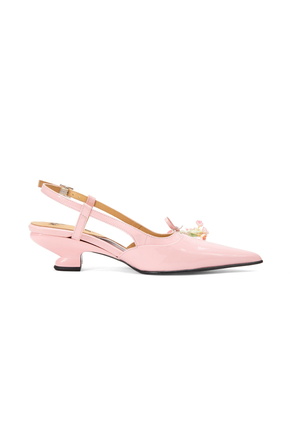John Fluevog x Anna Sui Slingback Heels - Pink - Anna Sui Discount