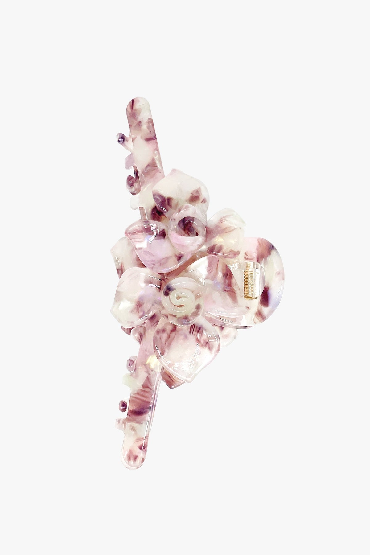 Double Flower Large Jaw Clip - Lavender - Anna Sui Sale