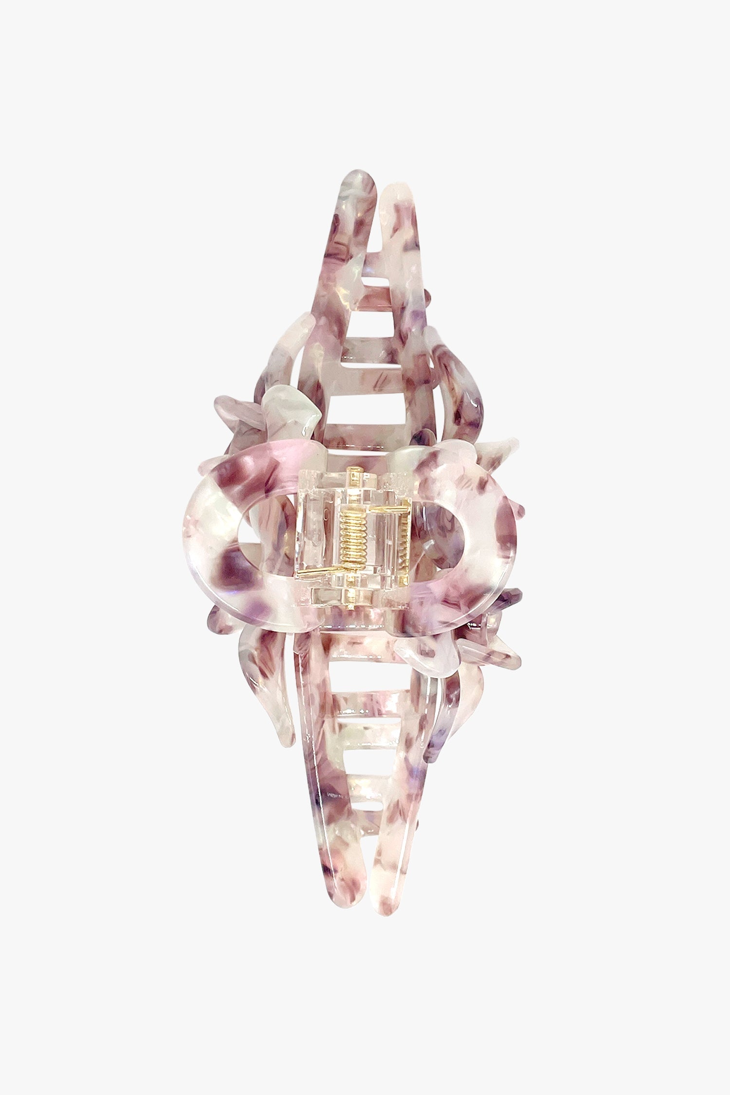 Double Flower Large Jaw Clip - Lavender - Anna Sui Sale
