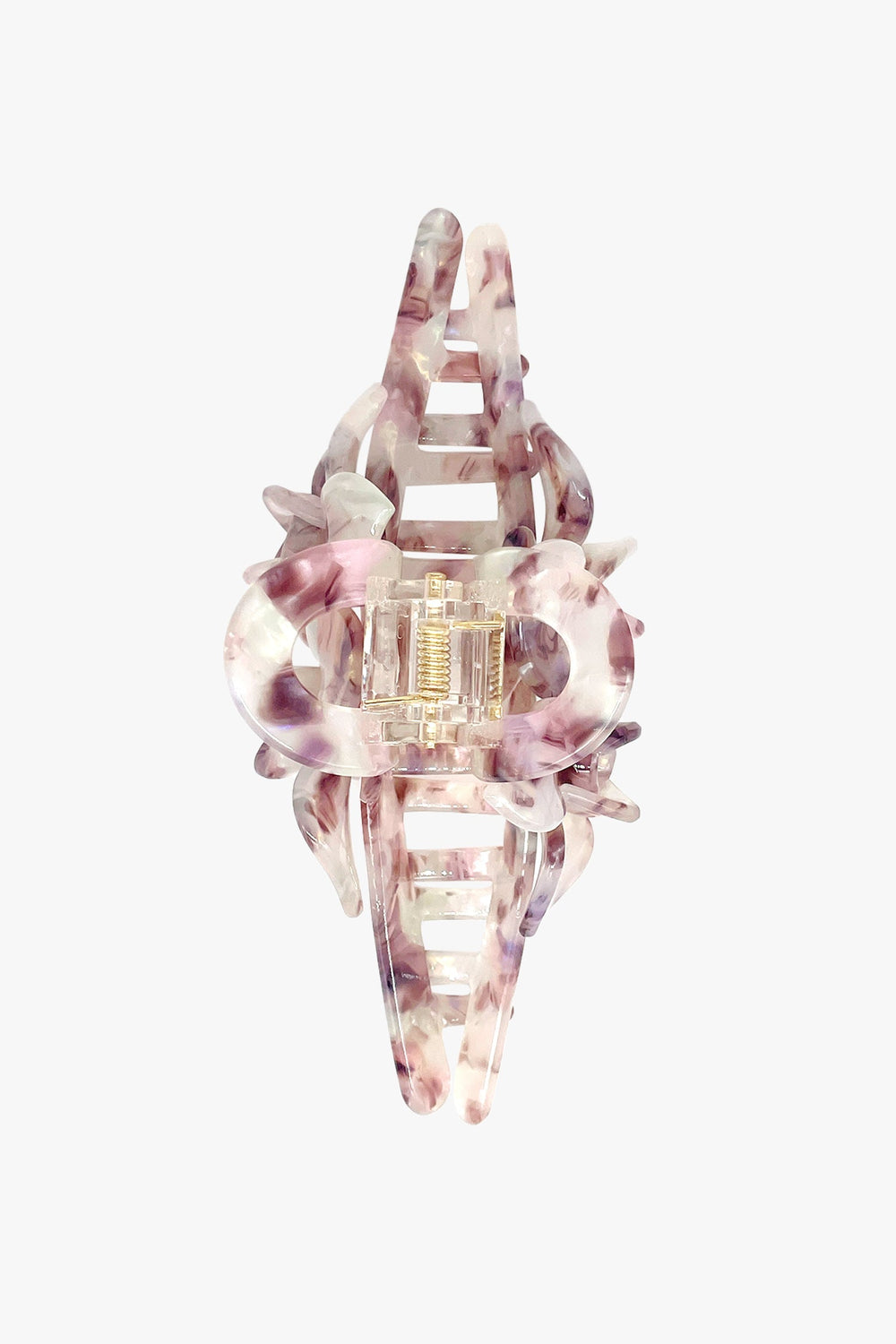 Double Flower Large Jaw Clip - Lavender - Anna Sui Sale