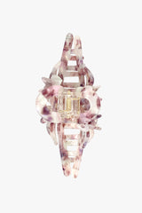 Double Flower Large Jaw Clip - Lavender - Anna Sui Sale