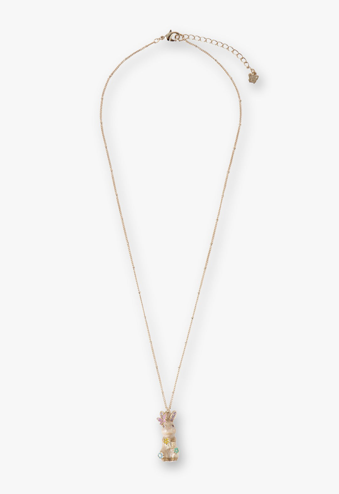 Pastel Bunny Charm Necklace - Anna Sui Online