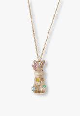 Pastel Bunny Charm Necklace - Anna Sui Online