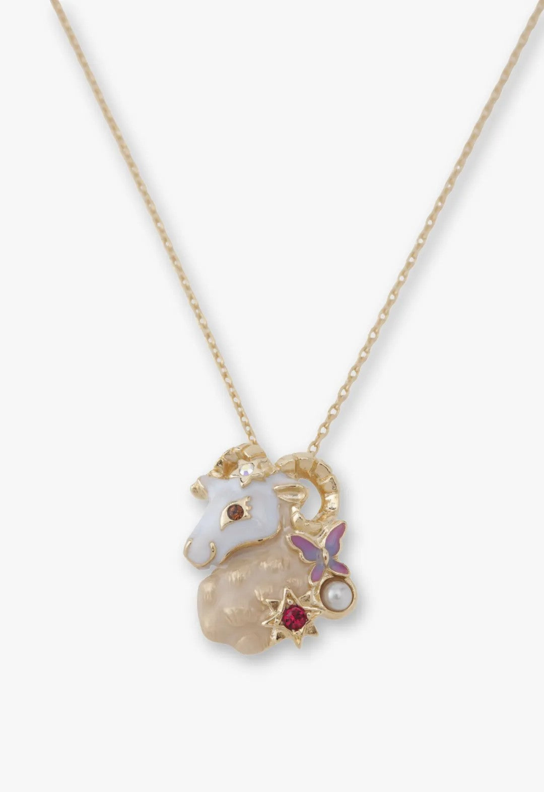 Aries Zodiac Necklace - Anna Sui Online