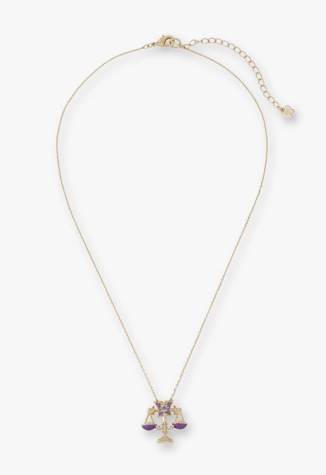 Libra Zodiac Necklace - Anna Sui Sale