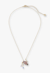 Aquarius Zodiac Necklace - Anna Sui Sale