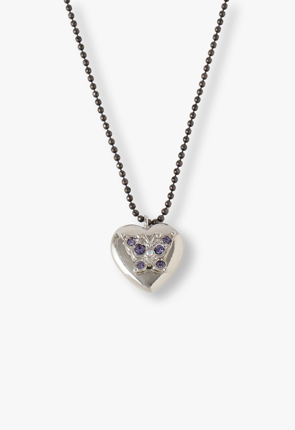 Butterfly Heart Necklace - Anna Sui Online