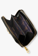 Victorian Quilted Small Wallet - Black - Anna Sui Outlet
