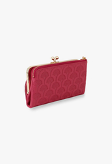 Peacock Embossed Wallet - Pink - Anna Sui Outlet