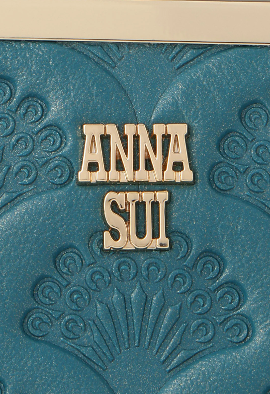 Peacock Embossed Wallet - Turquoise - Anna Sui Sale