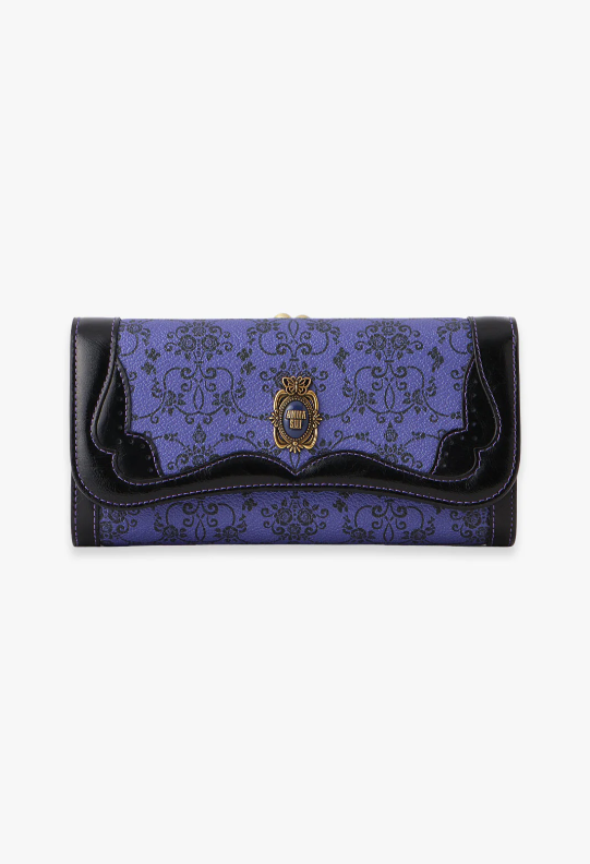 Lacey Roses Wallet - Purple - Anna Sui US