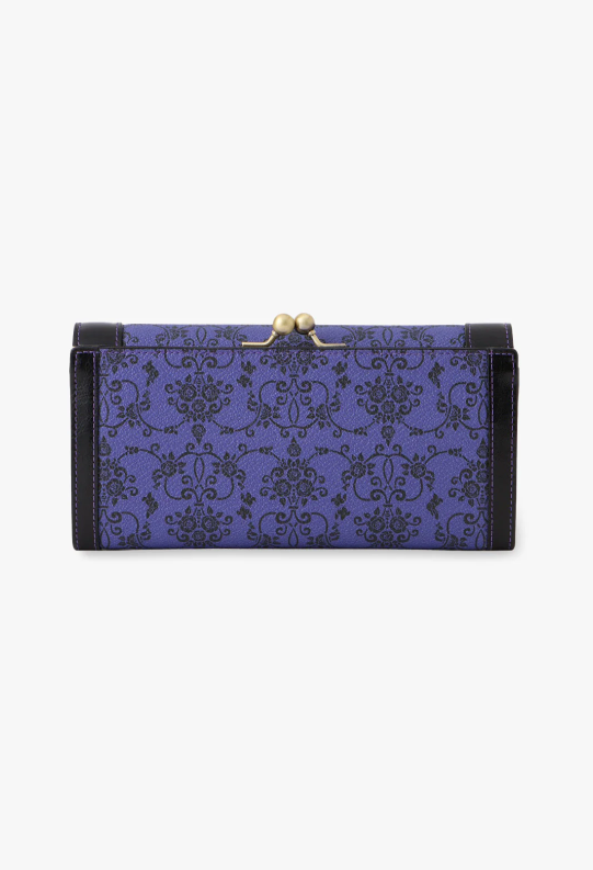 Lacey Roses Wallet - Purple - Anna Sui US