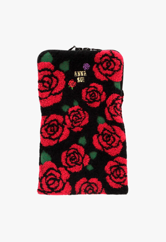 Rosebud Zipper Towel Pouch - Anna Sui Online