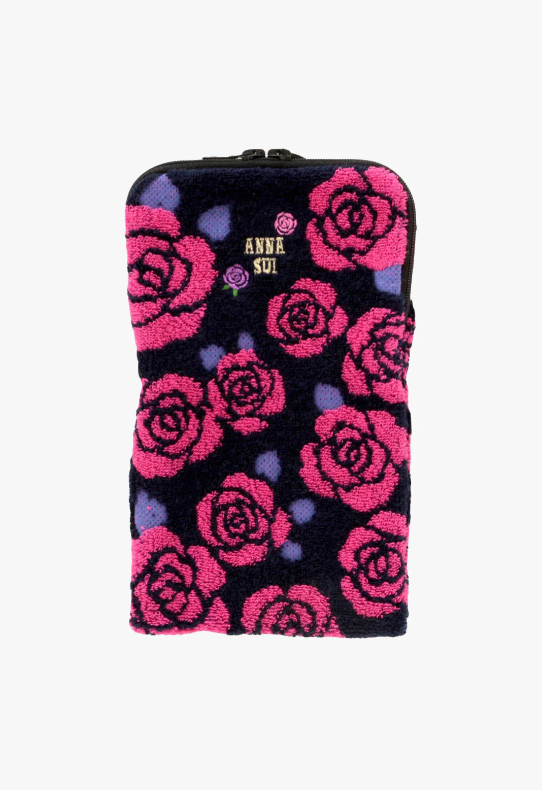 Rosebud Zipper Towel Pouch - Anna Sui Online
