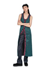 Glitter Geo Jacquard Long Vest - Anna Sui Sale