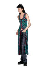 Glitter Geo Jacquard Long Vest - Anna Sui Sale