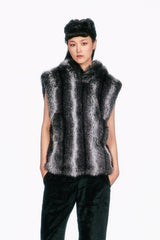Faux Silver Fox Hoodie - Anna Sui Sale