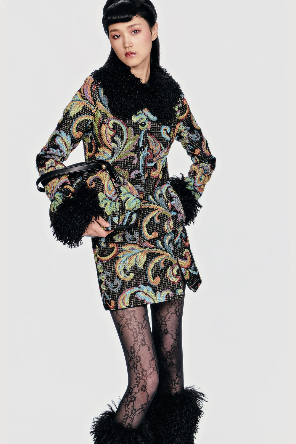 Tapestry Mini Skirt - Anna Sui Sale