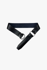 O-Ring Leather Belt - Black - Anna Sui Discount