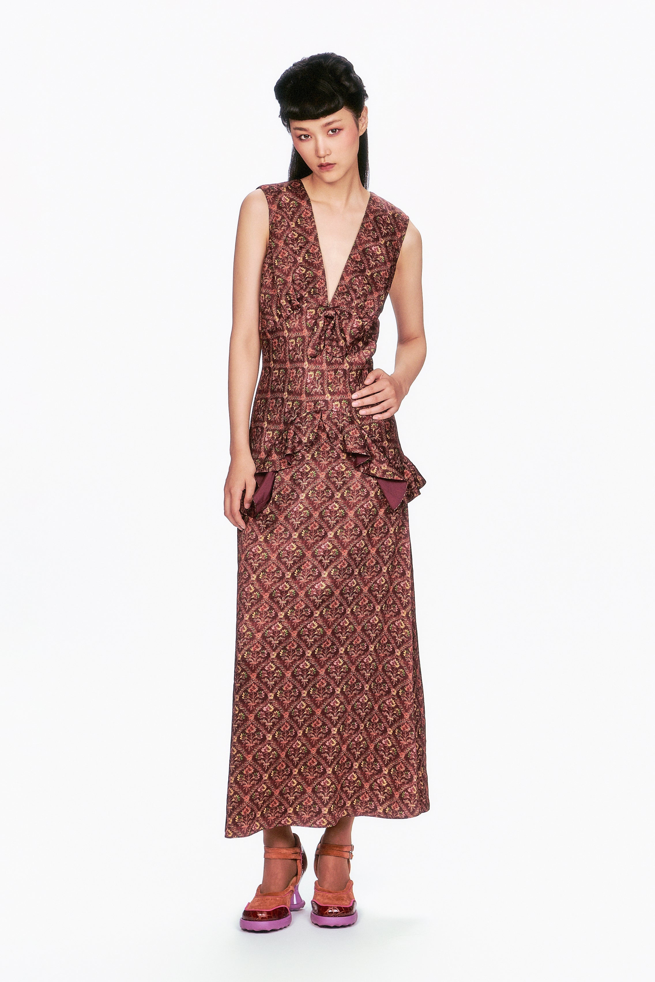Wallpaper Medley Maxi Dress - Anna Sui Discount