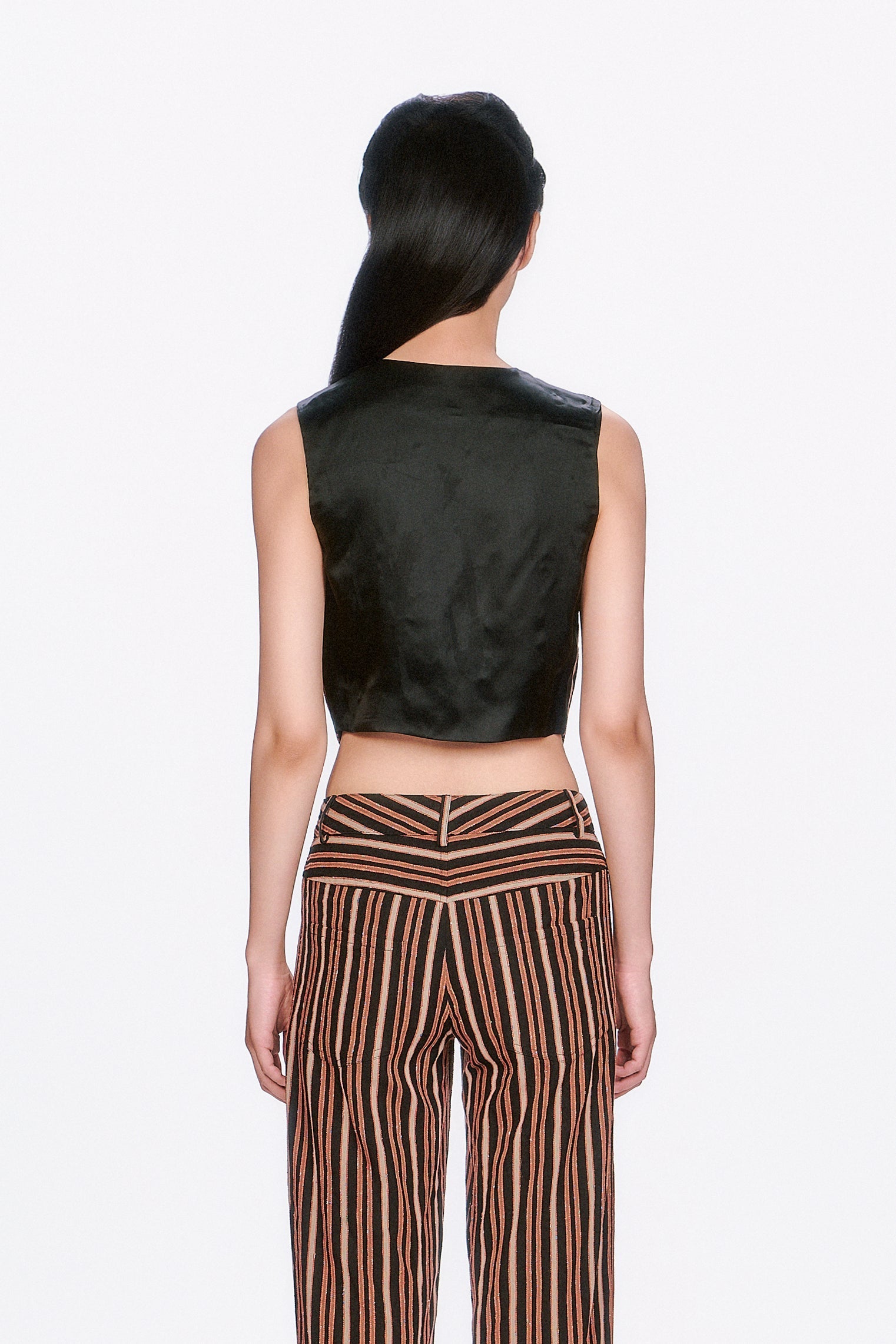 Pinstripe Vest - Anna Sui Outlet