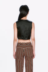 Pinstripe Vest - Anna Sui Outlet
