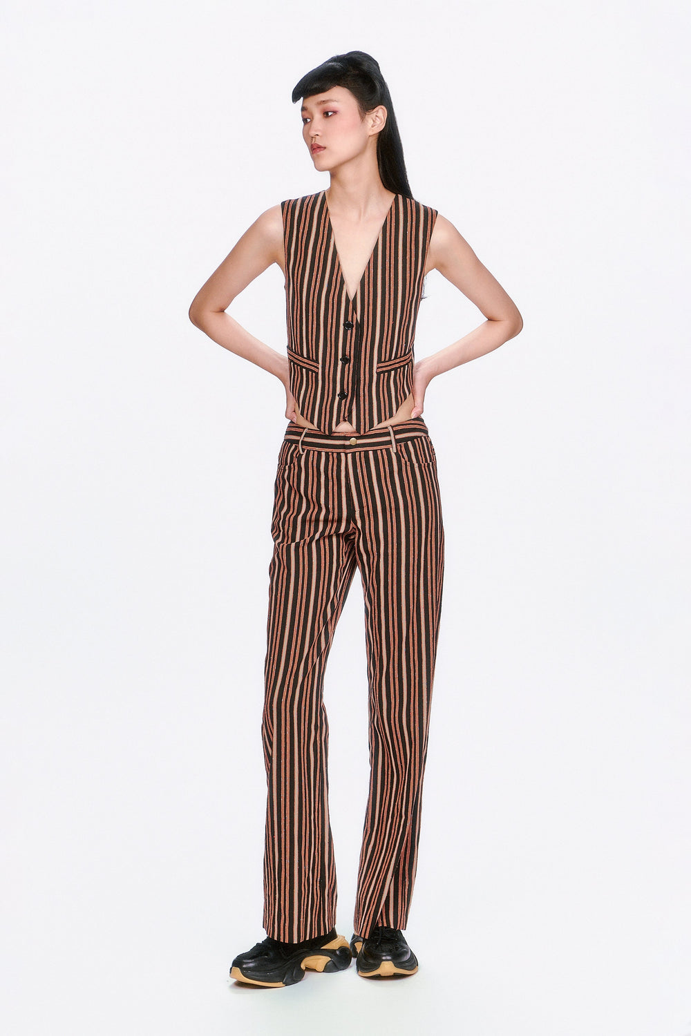 Pinstripe Pants - Anna Sui Online