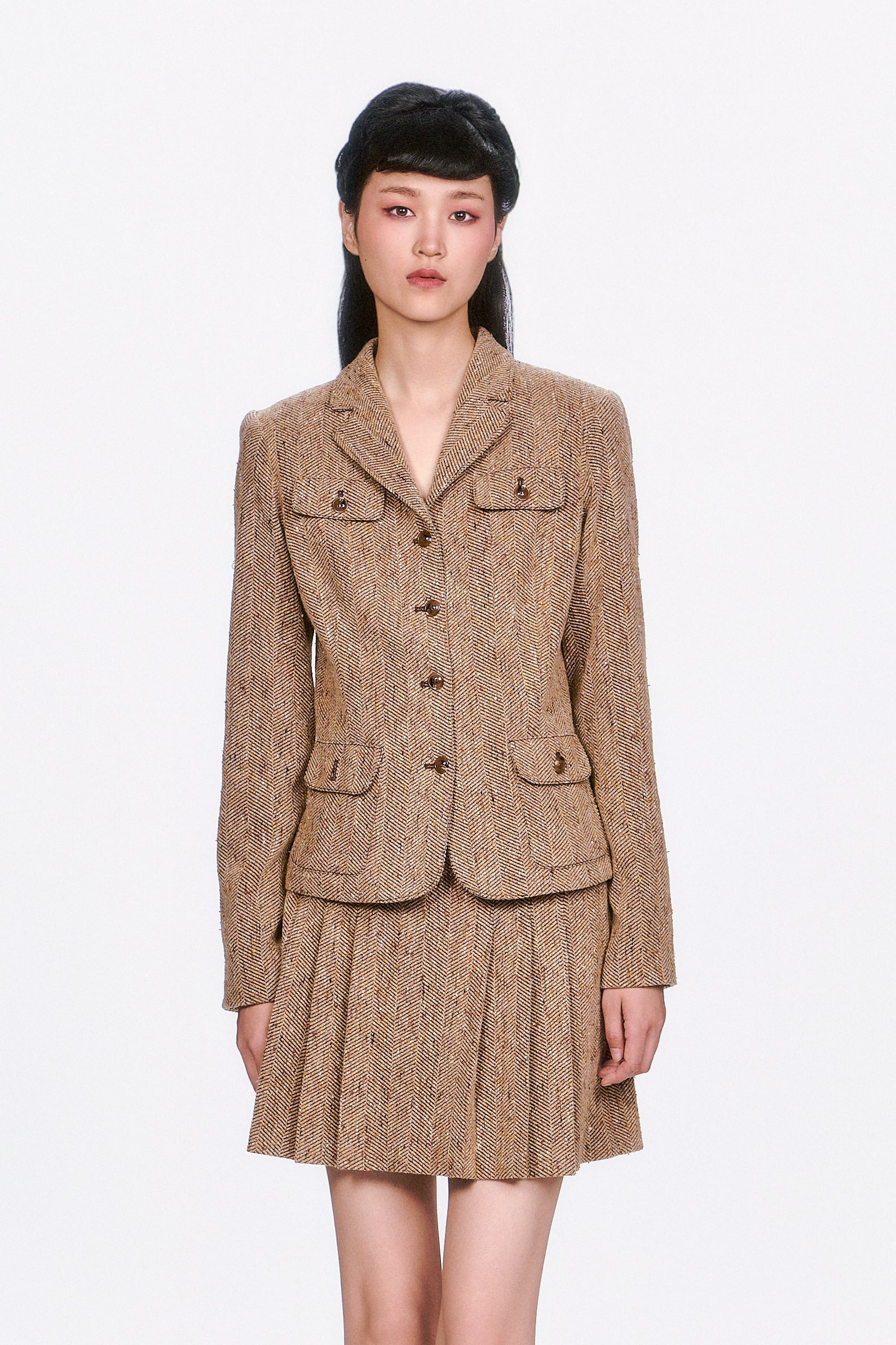 Herringbone Jacket - Anna Sui Outlet