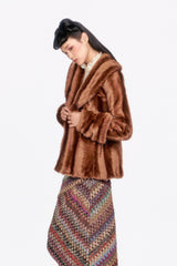Faux Mink Swing Coat - Anna Sui Discount