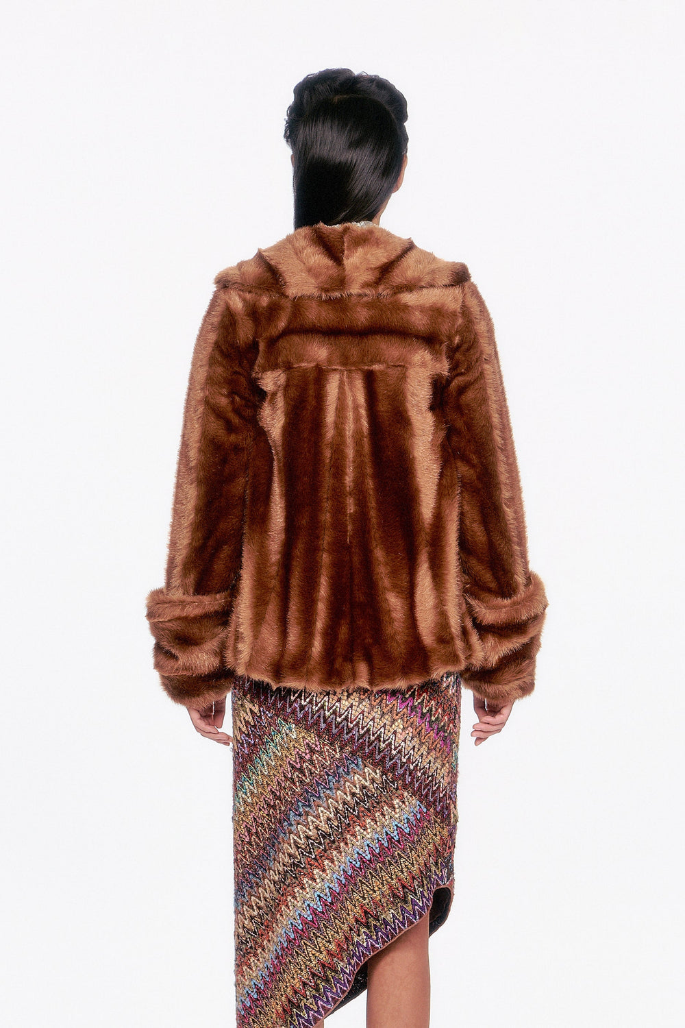 Faux Mink Swing Coat - Anna Sui Discount