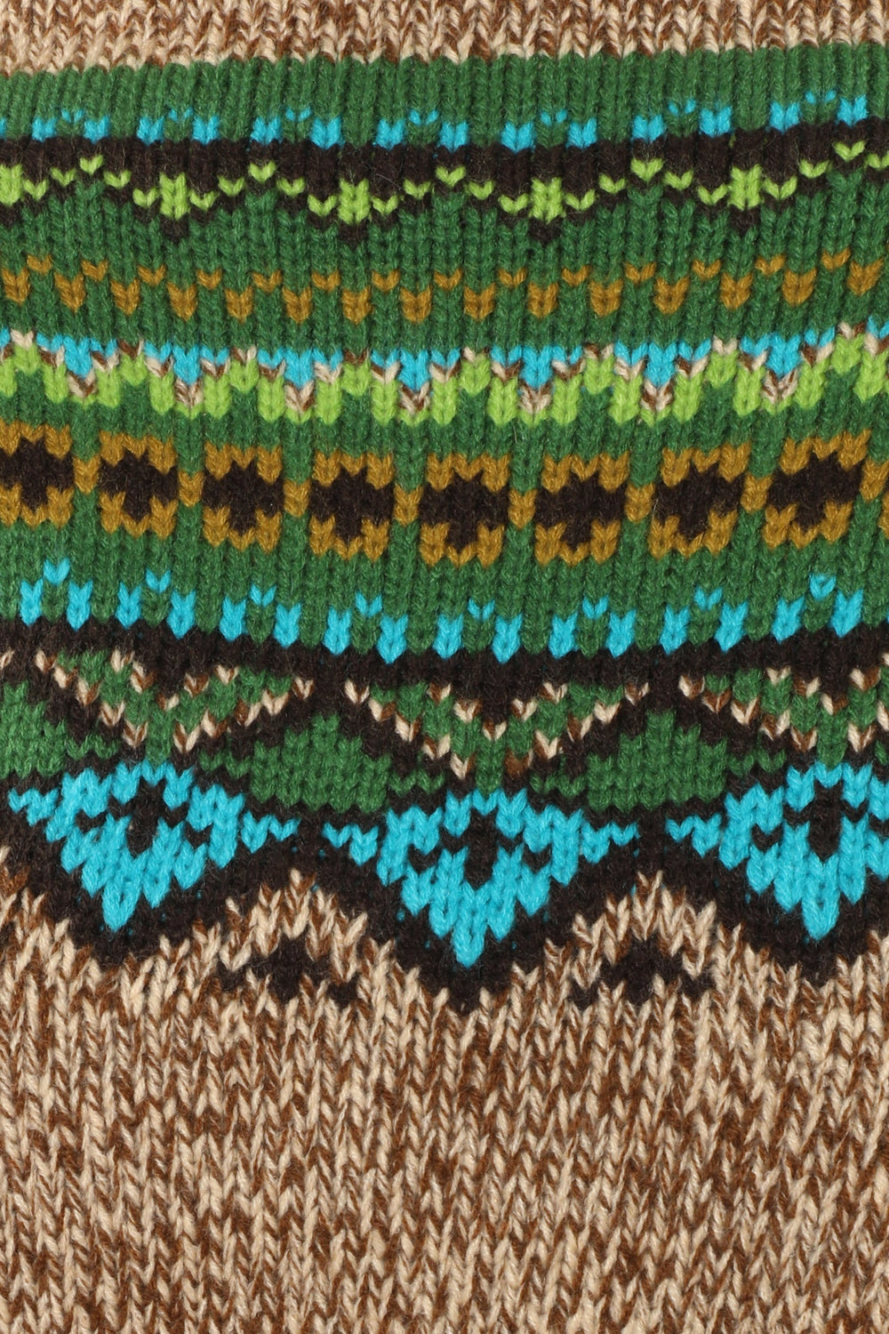 Fair Isle Sweater - Teal - Anna Sui Sale