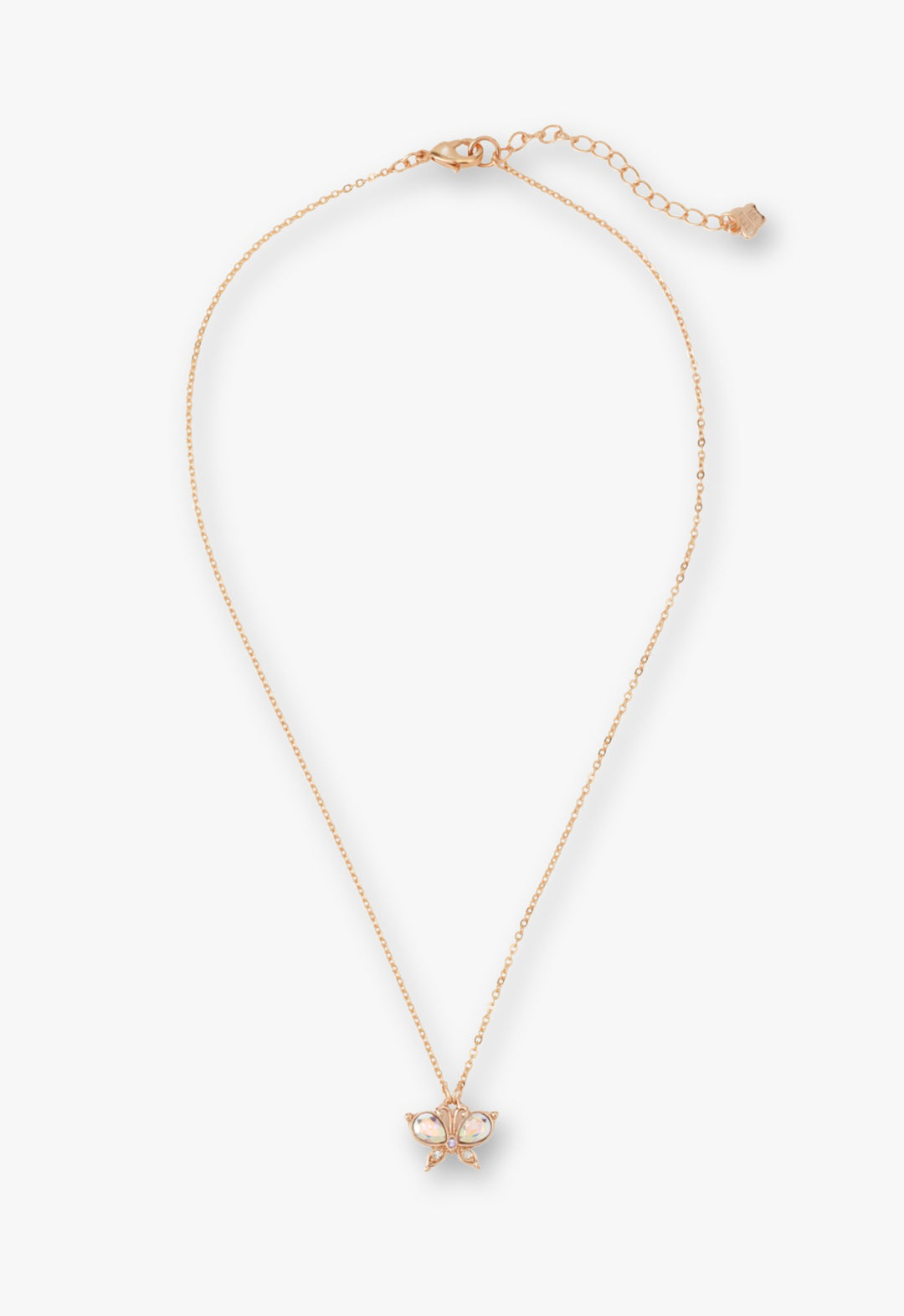 Rose Gold Butterfly Necklace - Anna Sui US