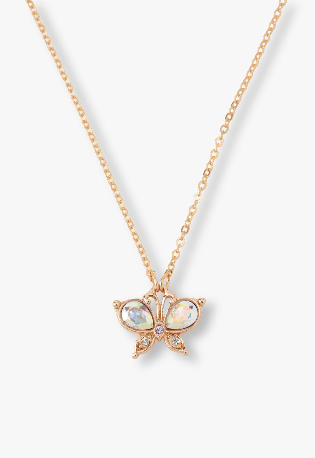 Rose Gold Butterfly Necklace - Anna Sui US