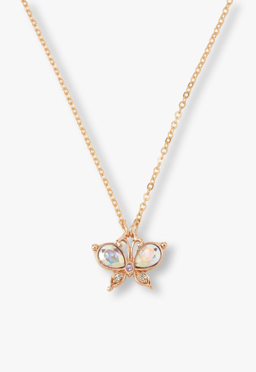 Rose Gold Butterfly Necklace - Anna Sui US
