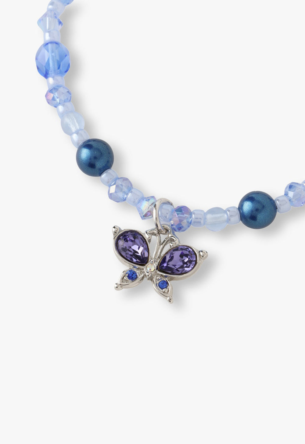 Butterfly Charm Bracelet - Silver - Anna Sui Online