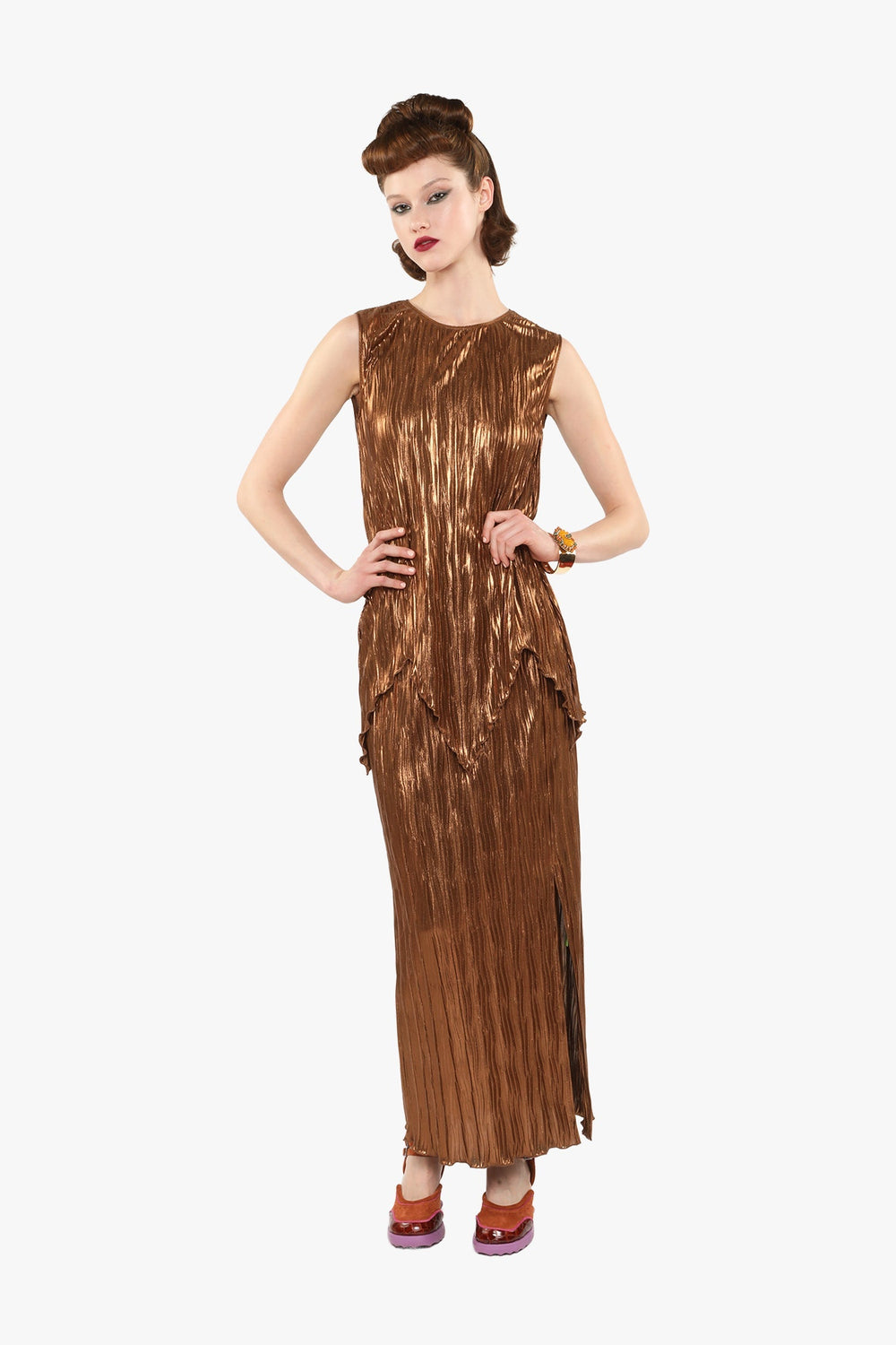 Pleats Sleeveless Top - Anna Sui Discount