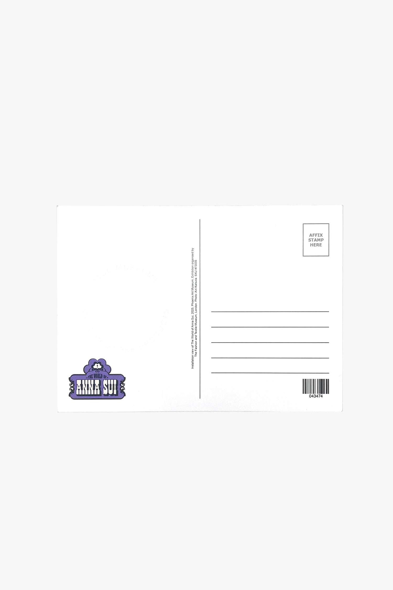 The World of Anna Sui Exhibition Post Card - Pack of 10 - Anna Sui Sale