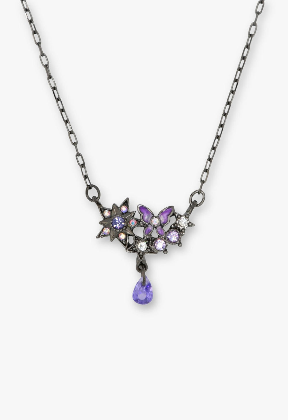 Midnight Amethyst Butterfly Necklace - Anna Sui Sale