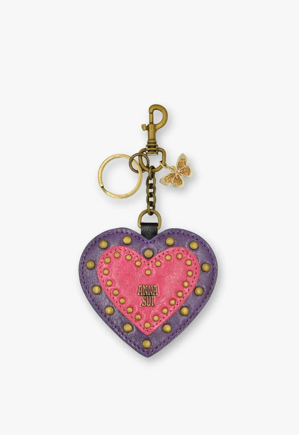 Purple Heart Bag Charm - Anna Sui Sale