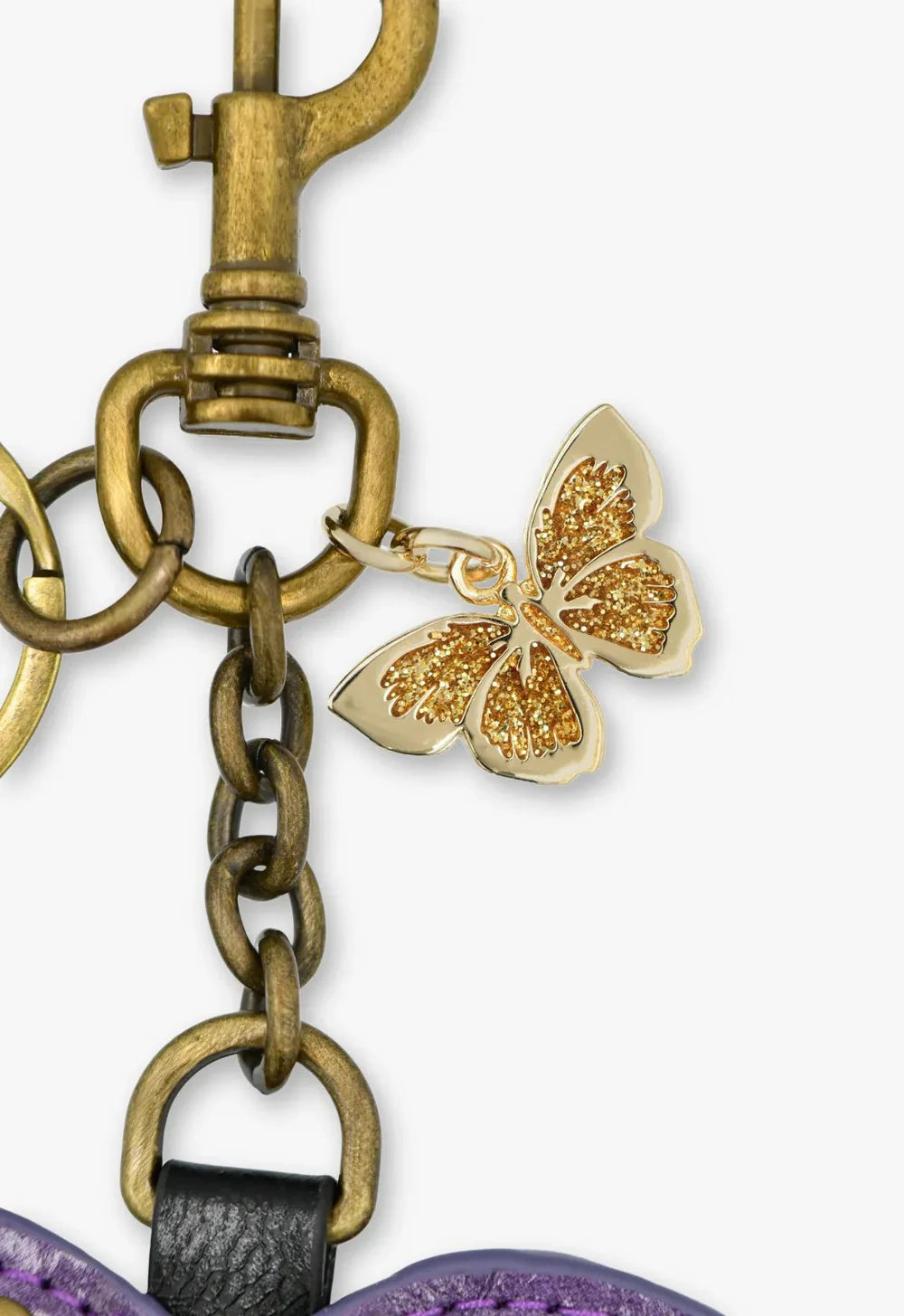 Purple Heart Bag Charm - Anna Sui Sale